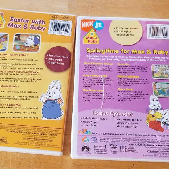 Max & Ruby DVDs x2 (Easter & Springtime) - Picture 5 of 6